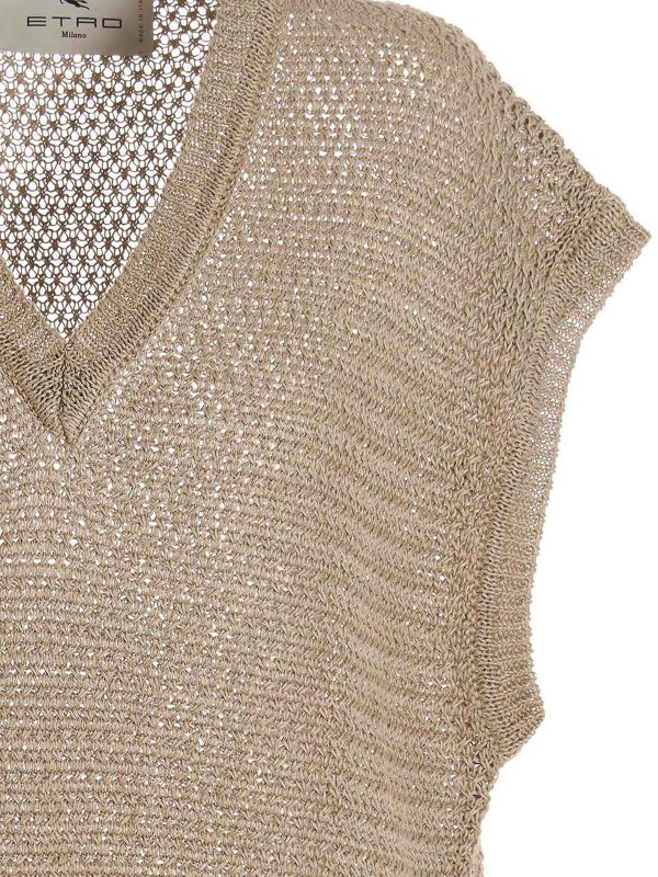 iKRIX ETRO: Chalecos - Chaleco - Beis