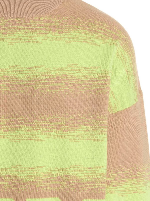 iKRIX GCDS: Suéteres con cuello pico - Gcds Low Band Degrad - Multicolor