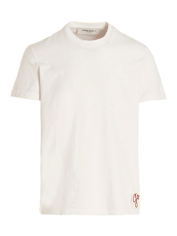 GOLDEN GOOSE: T-shirts - T-Shirt - Blanc