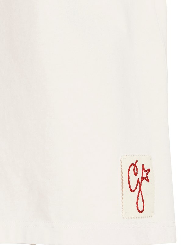 T-Shirt - Blanc shop online: GOLDEN GOOSE