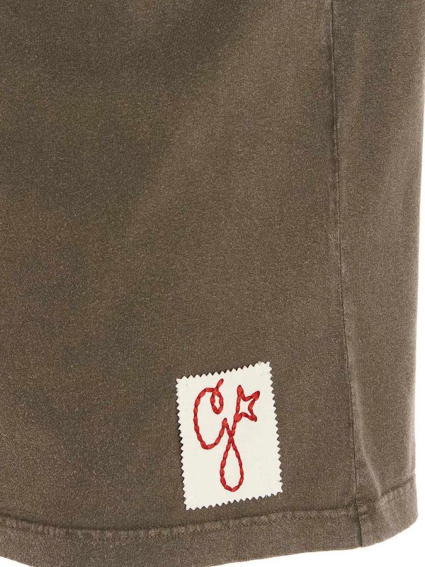 Logo t-shirt shop online: GOLDEN GOOSE