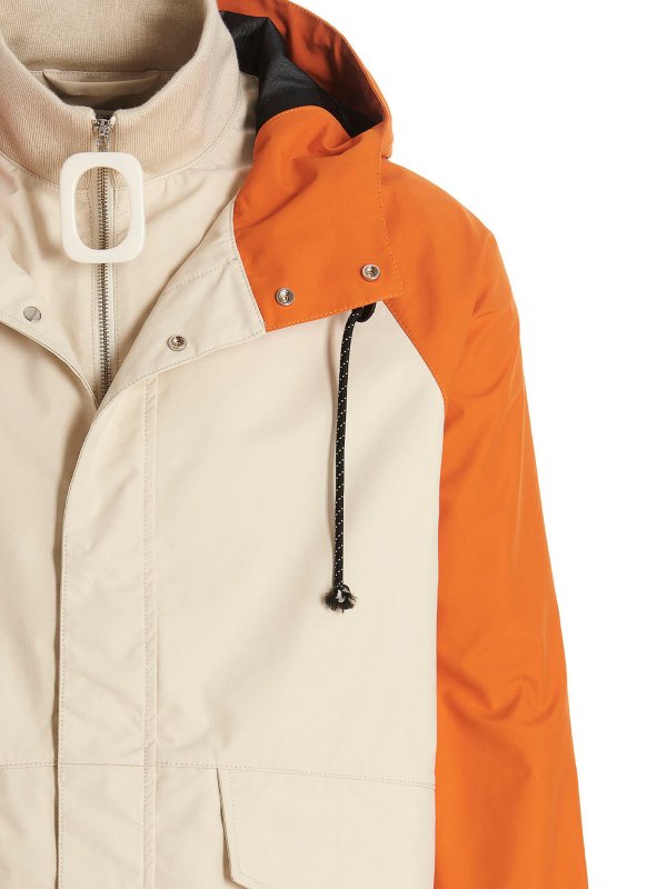 iKRIX J.W. ANDERSON: casual jackets - Two-color logo jacket