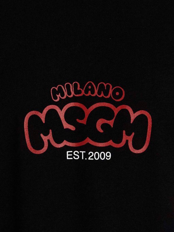 T-Shirt - Schwarz shop online: m.s.g.m.