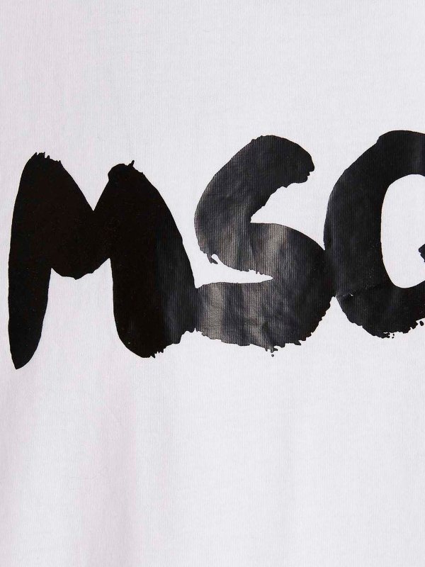 Logo print t-shirt shop online: m.s.g.m.