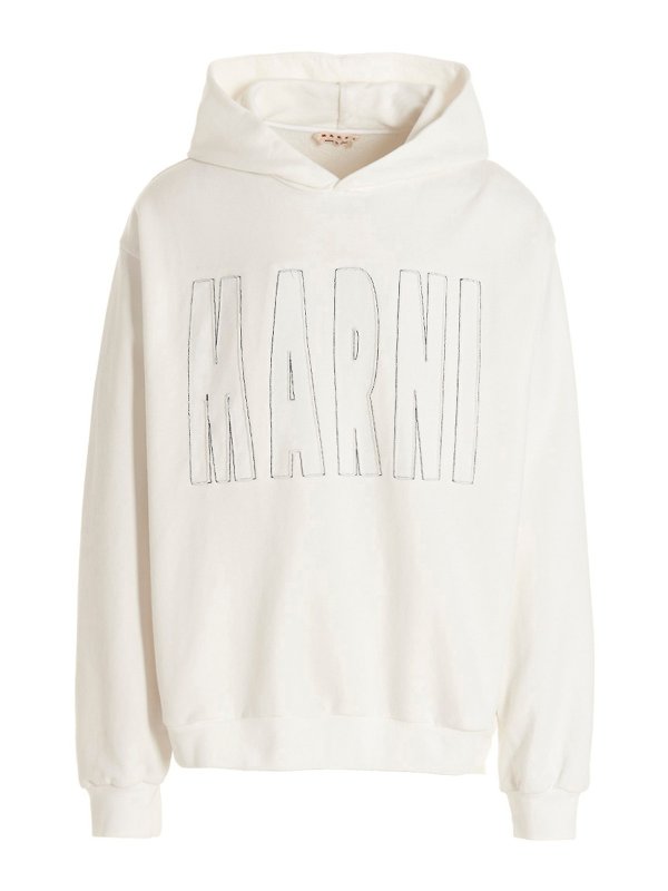 Marni: スウェット＆セーター - スウェットシャツ/セーター - 白