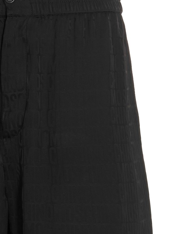 iKRIX MOSCHINO: Trousers Shorts - Monogram bermuda shorts