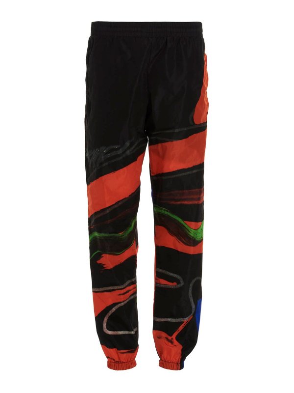 MOSCHINO: tracksuit bottoms - Print joggers