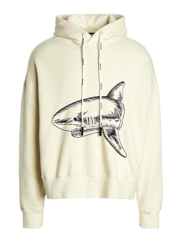 Palm Angels: Sweatshirts & Sweaters - Split shark hoodie