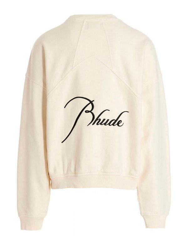 RHUDE: Sweatshirts und Pullover online - Sweatshirt - Weiß
