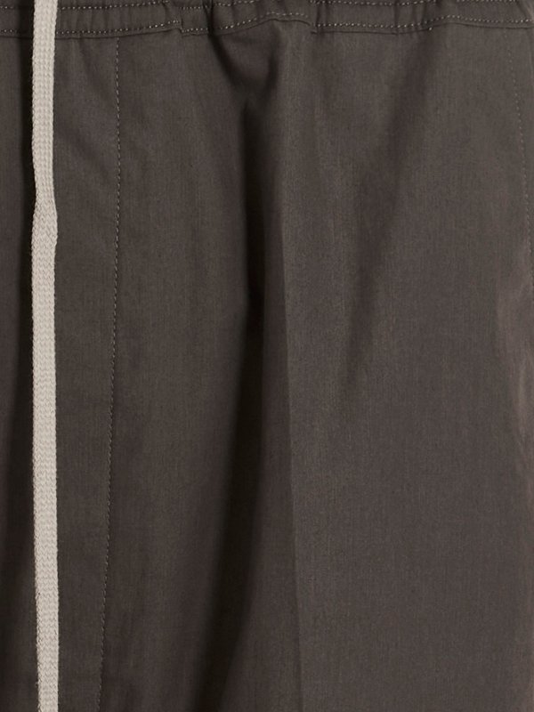 iKRIX RICK OWENS: casual trousers - Drawstring cropped pants