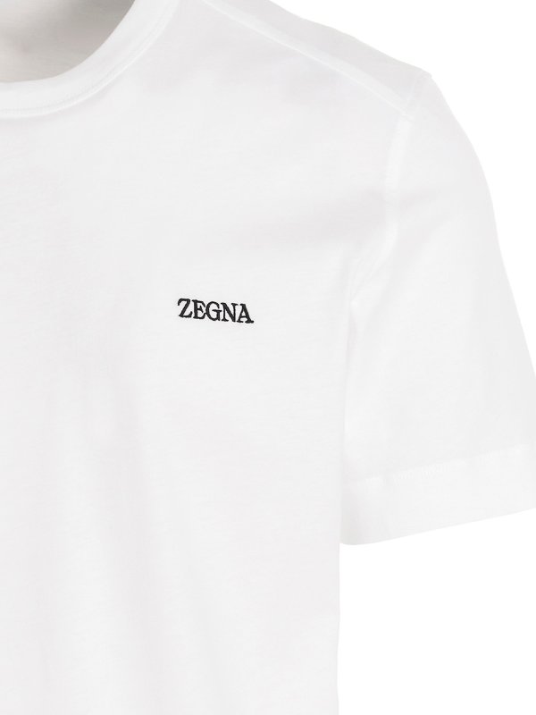 iKRIX Z ZEGNA: t-shirts - Logo embroidery t-shirt