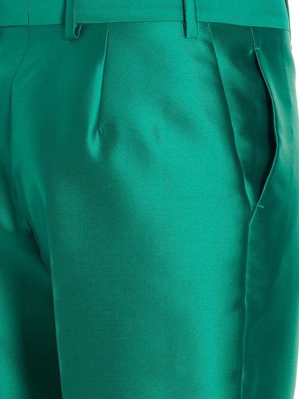 Satin pants shop online: ALBERTA FERRETTI