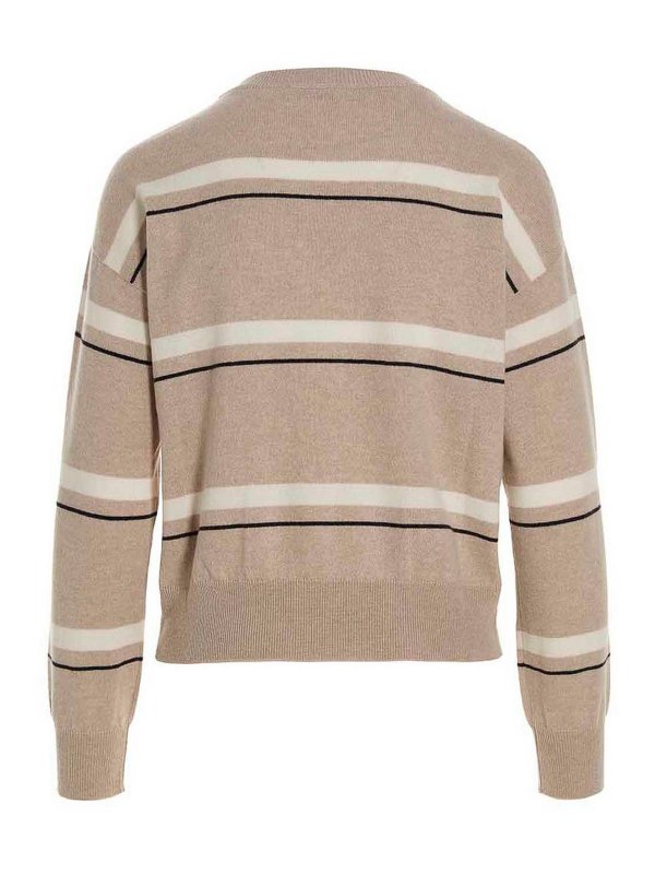 BRUNELLO CUCINELLI: クルーネック online - クルーネック - ベージュ