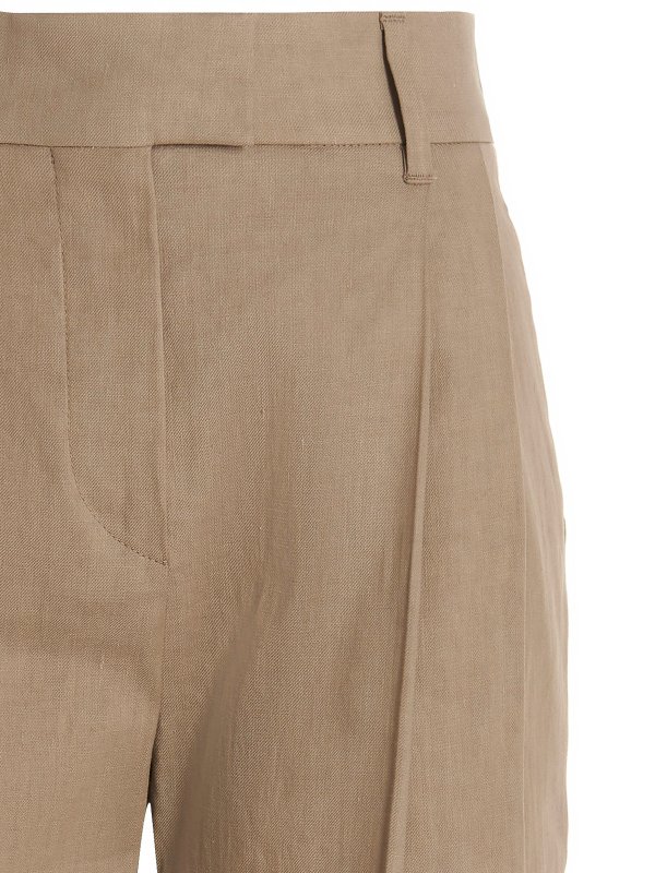 iKRIX BRUNELLO CUCINELLI: casual trousers - Linen blend trousers