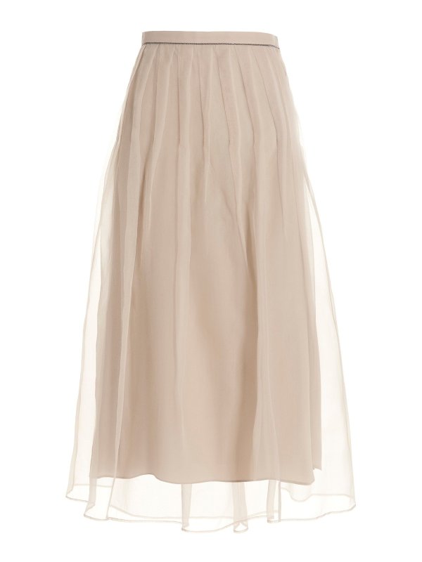 BRUNELLO CUCINELLI: ニーレングススカート＆ミディ丈 online - 膝丈/ミディスカート - Monile