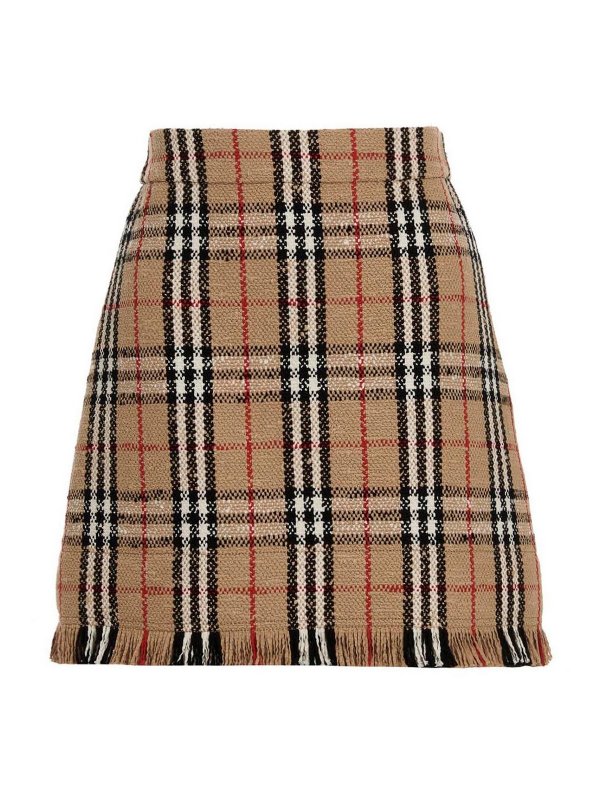 BURBERRY: Miniröcke - Minirock - Beige