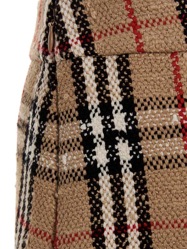 Minirock - Beige shop online: BURBERRY