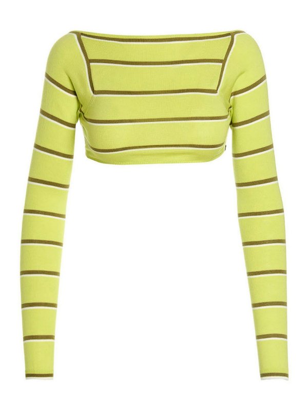 EMILIO PUCCI: Strickpullover mit Rundhalsausschnitt - Rundhalspullover - Grün