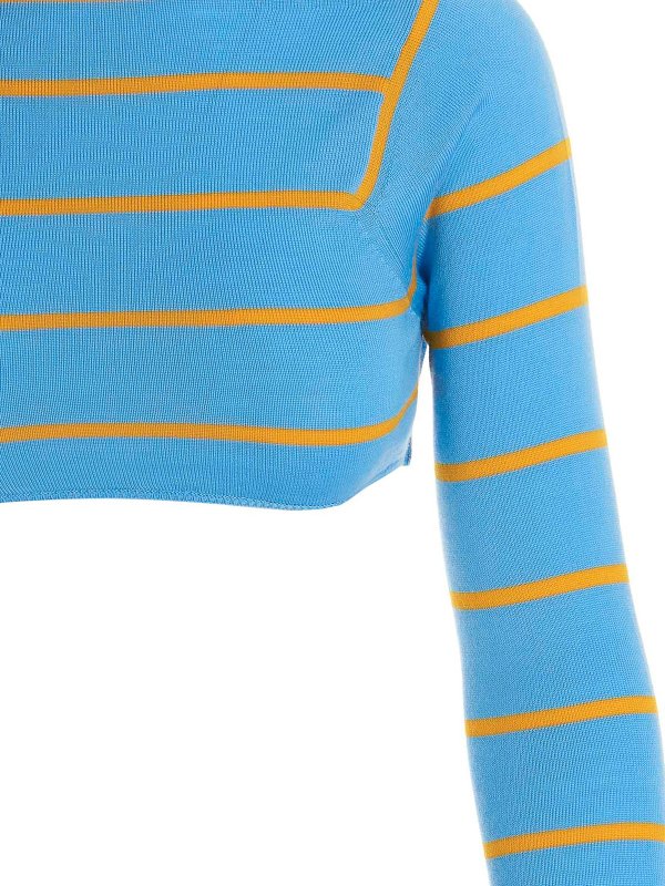 iKRIX EMILIO PUCCI: Strickpullover mit Rundhalsausschnitt - Rundhalspullover - Hellblau