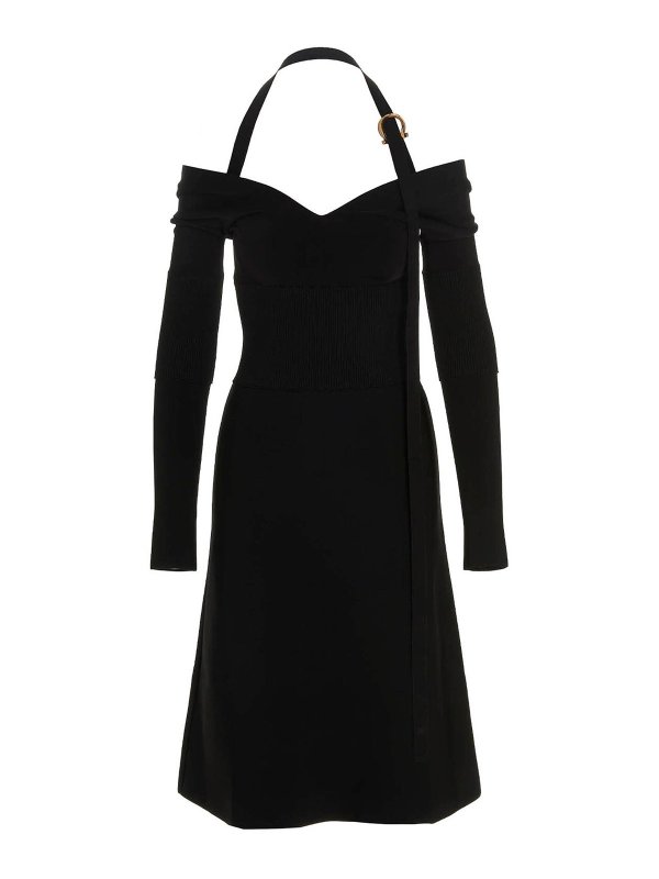 SALVATORE FERRAGAMO: short dresses - Gancini buckle dress