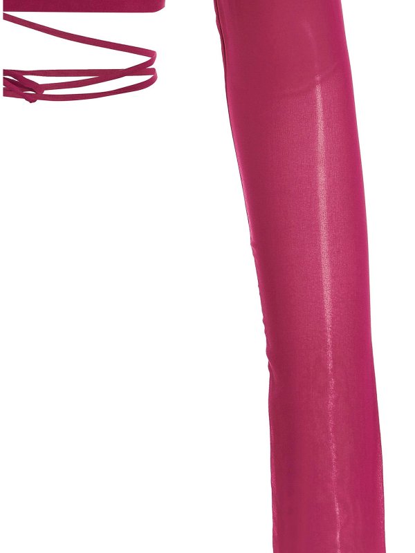 Cropped georgette top shop online: THE ANDAMANE