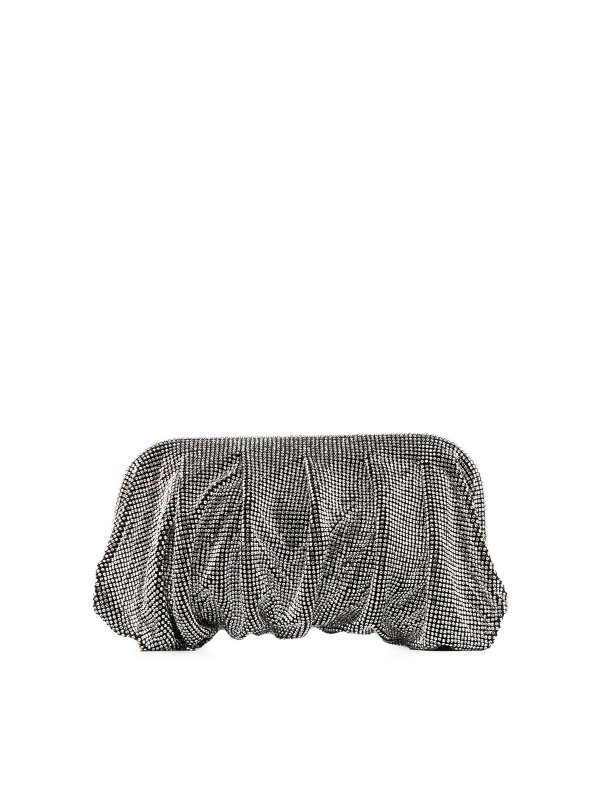 BENEDETTA BRUZZICHES: pochette - Borsa Venus con strass di cristallo