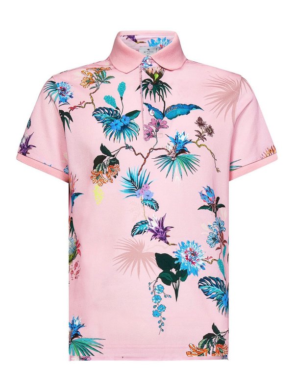 ETRO: Polos - Polo - Rosado