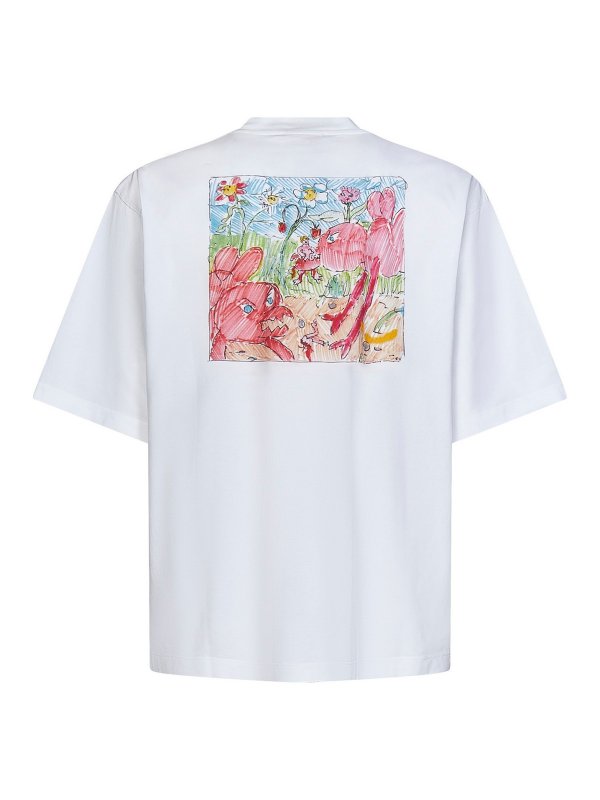 Marni: t-shirts online - Graphic print Tee