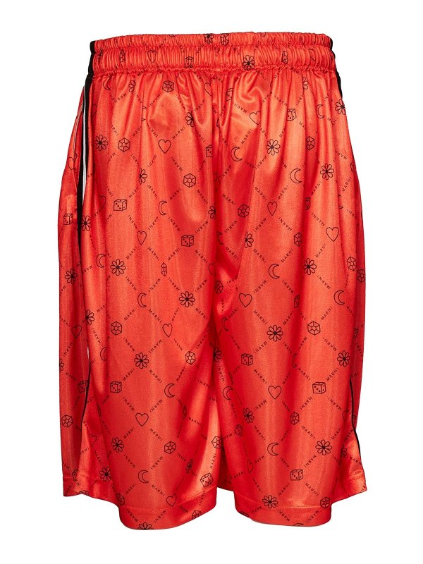 Marni: トラウザーショーツ online - ショートパンツ - オレンジ