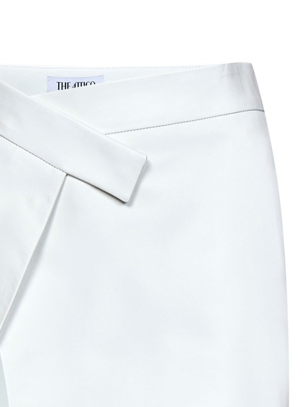 iKRIX The Attico: mini skirts - Leather mini skirt