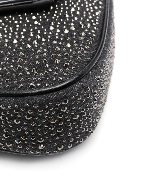 The Best Shops KARL LAGERFELD: shoulder bags - Denim rhinestone bag