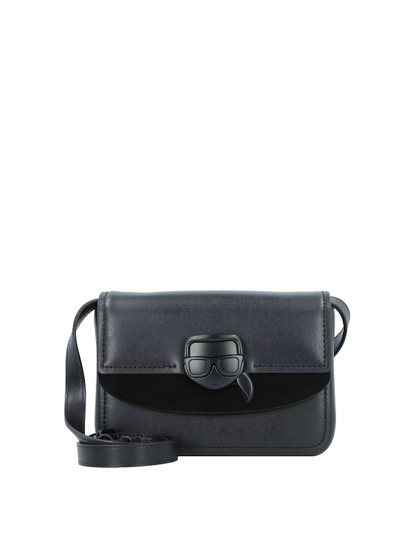 KARL LAGERFELD: Schultertaschen - Schultertasche - Schwarz