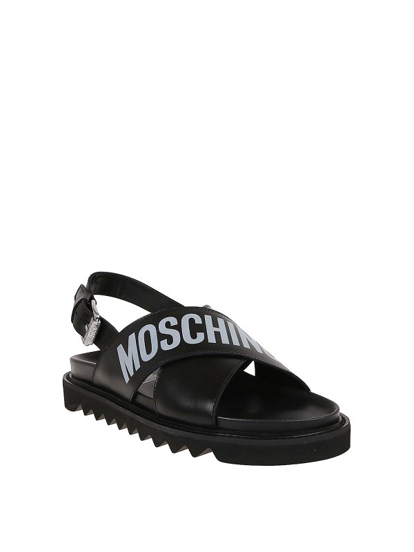 MOSCHINO: サンダル online - サンダル - 黒