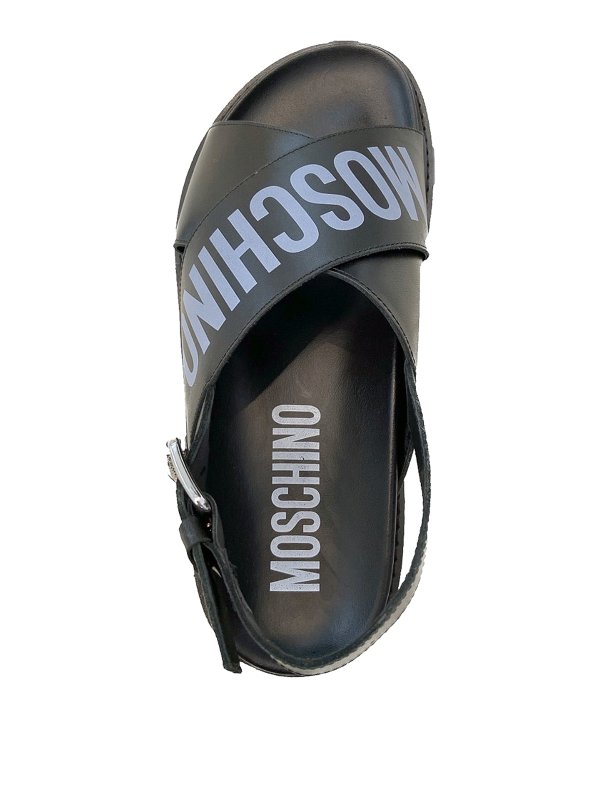 サンダル - 黒 shop online: MOSCHINO