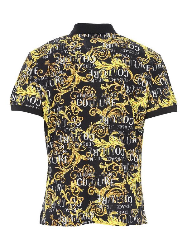 Versace Jeans Couture: polo shirts online - Baroque polo