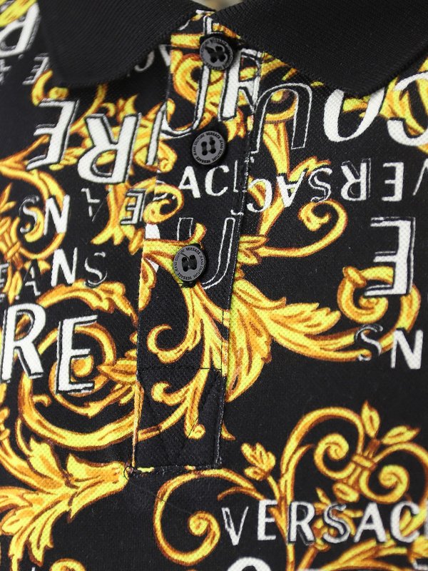 iKRIX Versace Jeans Couture: polo shirts - Baroque polo