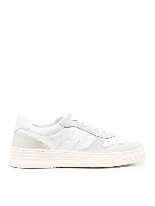 HOGAN: trainers - Logo-patch low-top sneakers
