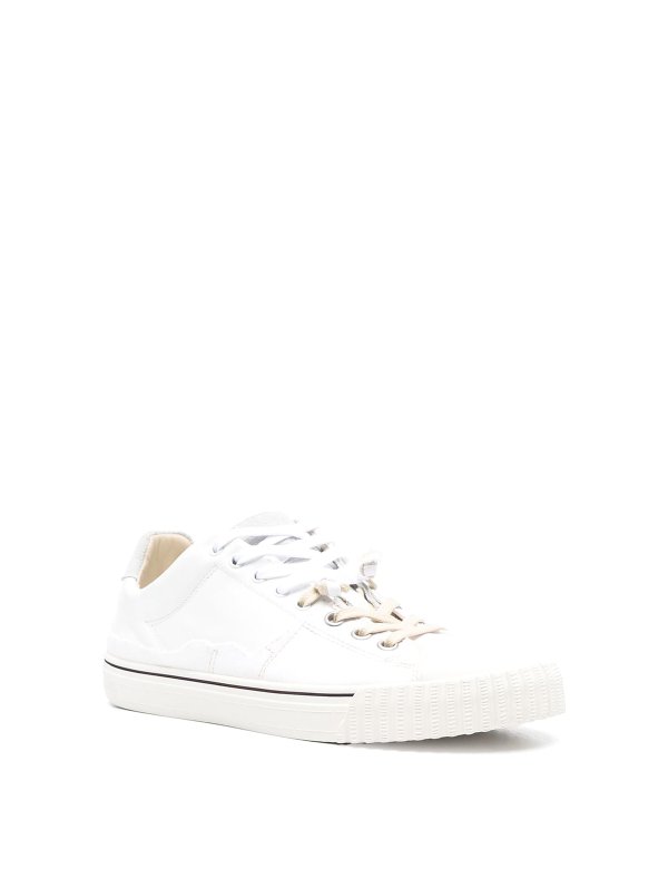 Maison Margiela: sneakers online - Sneakers basse stringate con occhiello