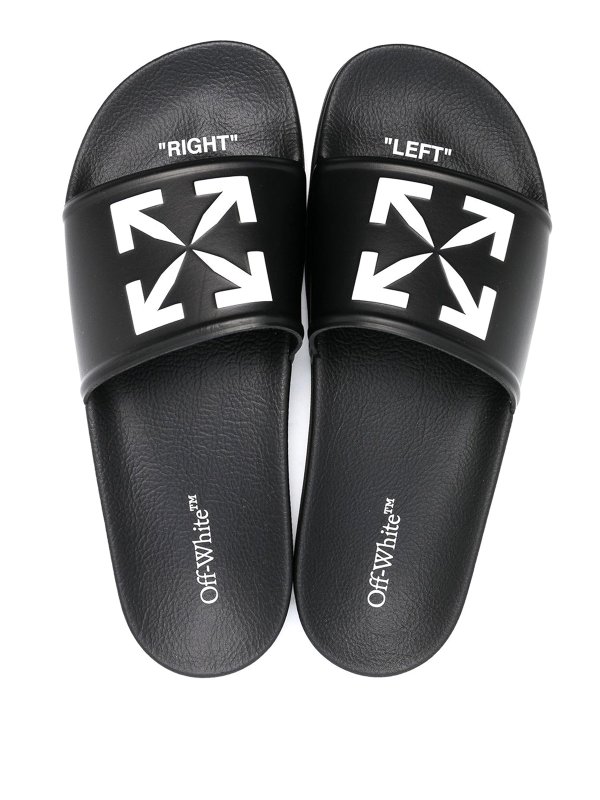 ビーチサンダル - 黒 shop online: OFF-WHITE