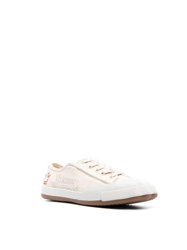VIVIENNE WESTWOOD: sneakers online - Sneakers con stampa del logo
