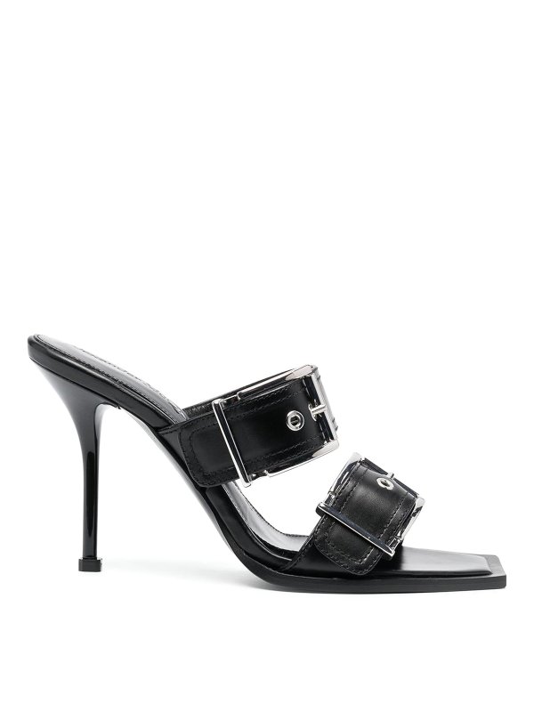 ALEXANDER MCQUEEN: Sandales - Sandales - Noir