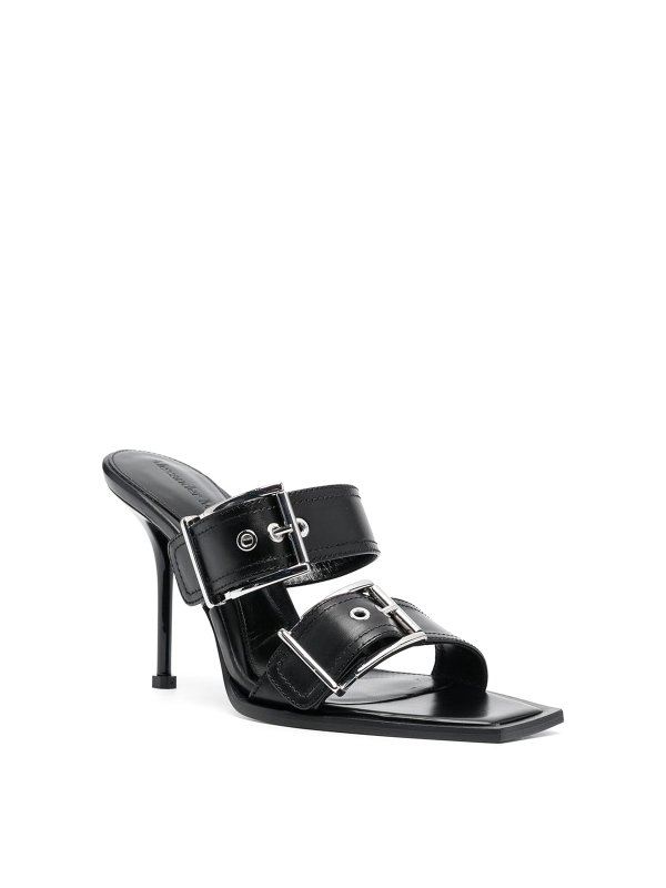 ALEXANDER MCQUEEN: Sandales online - Sandales - Noir