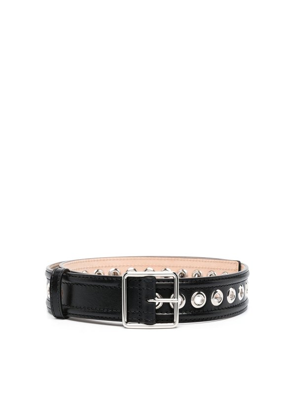 ALEXANDER MCQUEEN: Gürtel - Gürtel - Schwarz