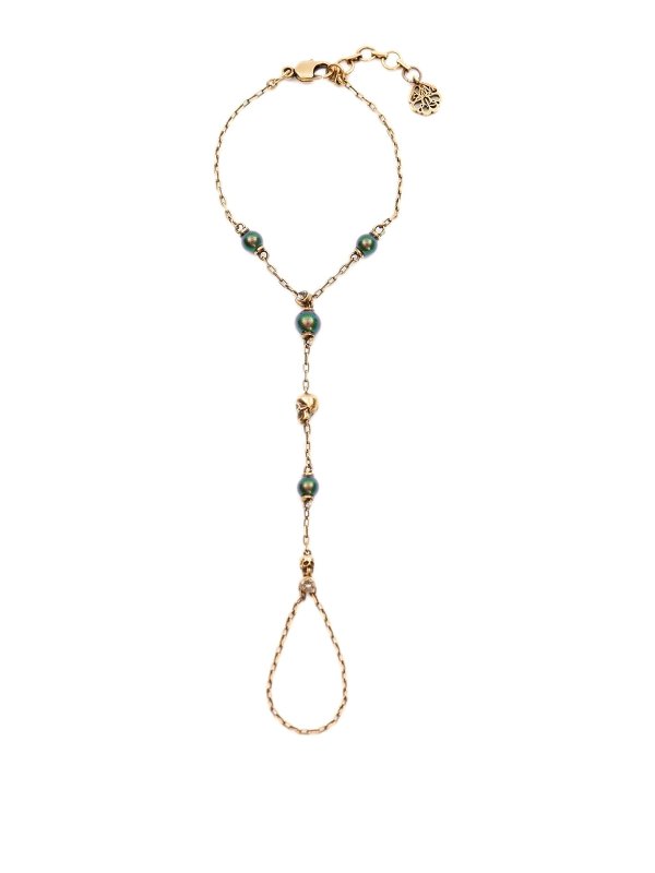 ALEXANDER MCQUEEN: ネックレス - ネックレス/チョーカー - 金