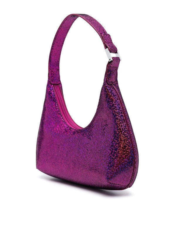 BY FAR: shoulder bags online - Glitter-detail shoulder bag