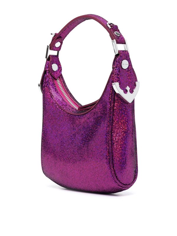 BY FAR: shoulder bags online - Cosmo glitter detailed bag