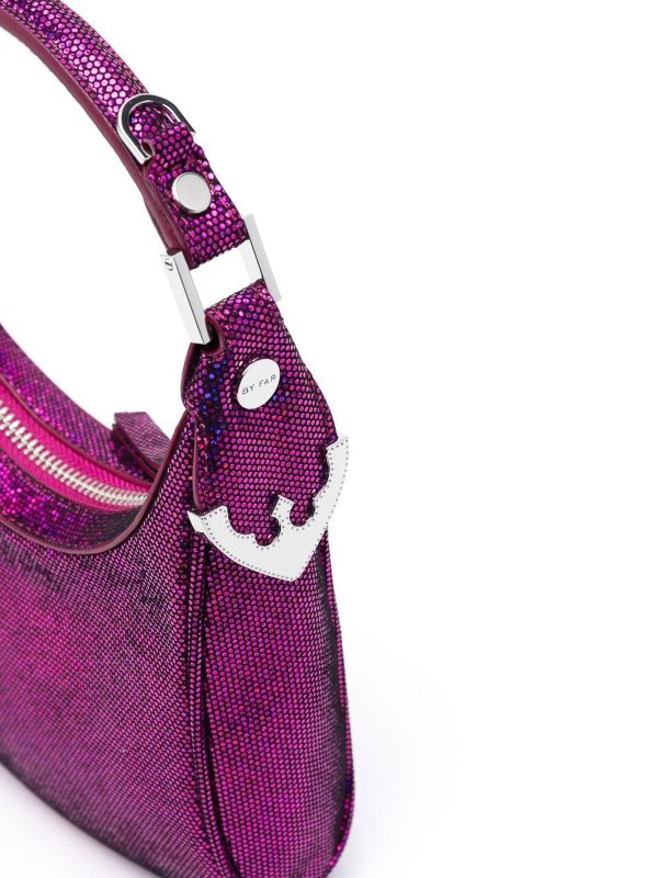 iKRIX BY FAR: shoulder bags - Cosmo glitter detailed bag