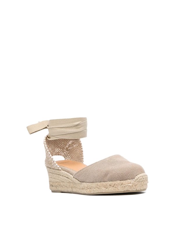 CASTANER: espadrillas online - Espadrillas con zeppa e lacci