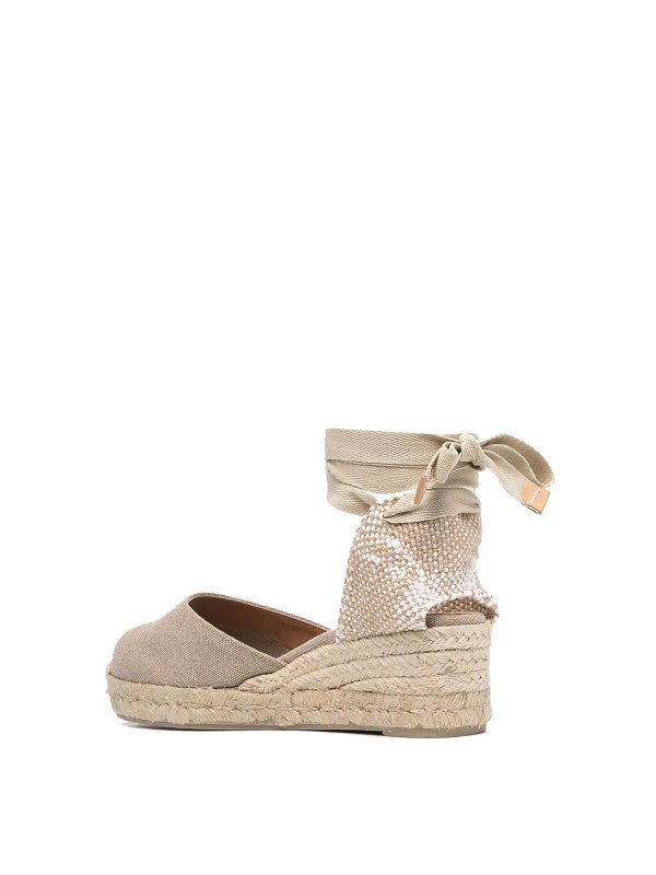 iKRIX CASTANER: espadrillas - Espadrillas con zeppa e lacci