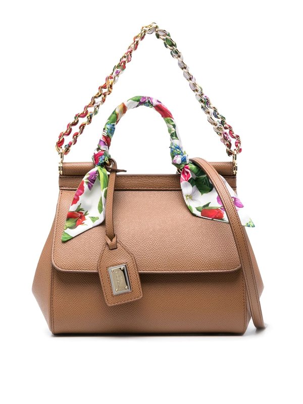 DOLCE & GABBANA: トートバッグ - トートバッグ - ブラウン